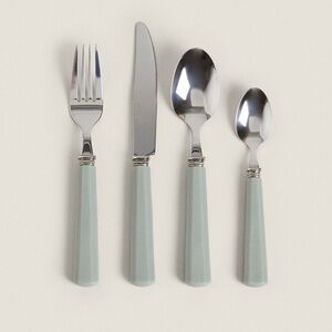 Zara Home Cutlery Set | Blue Gray